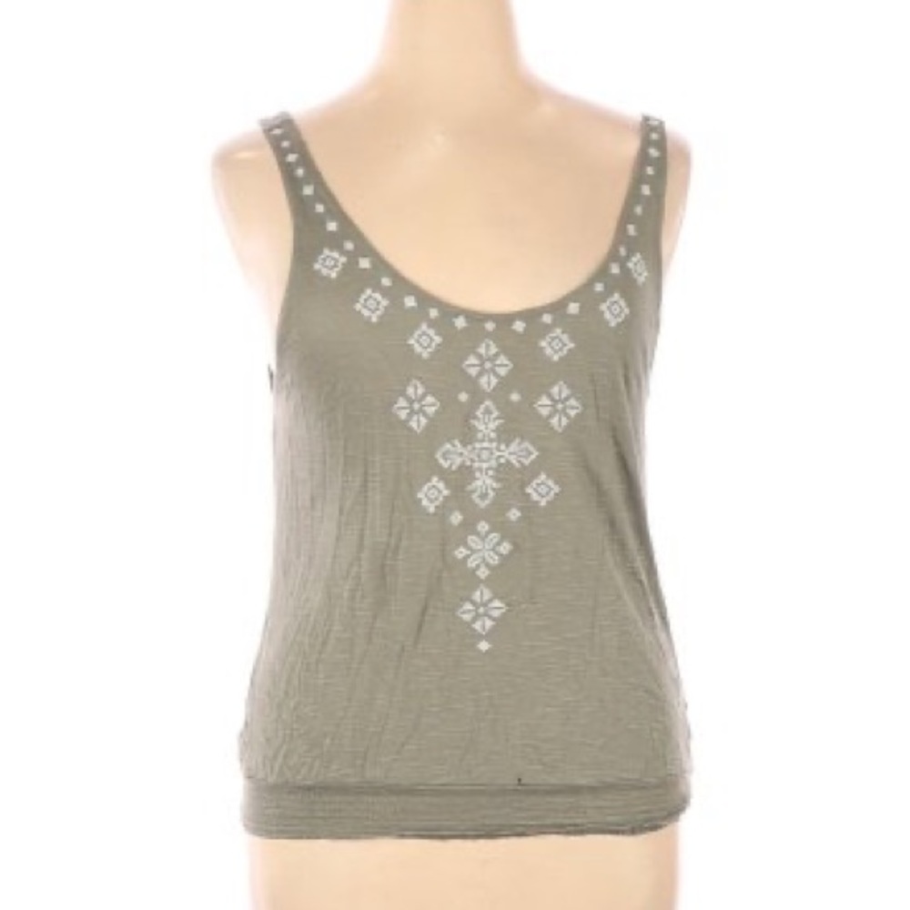 Army Green tank top